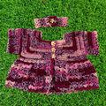 Berry Blossom Handmade Baby Sweater Set