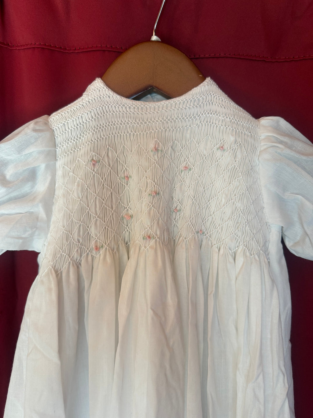 Victorian-Inspired Rosebud Keepsake Christening Set