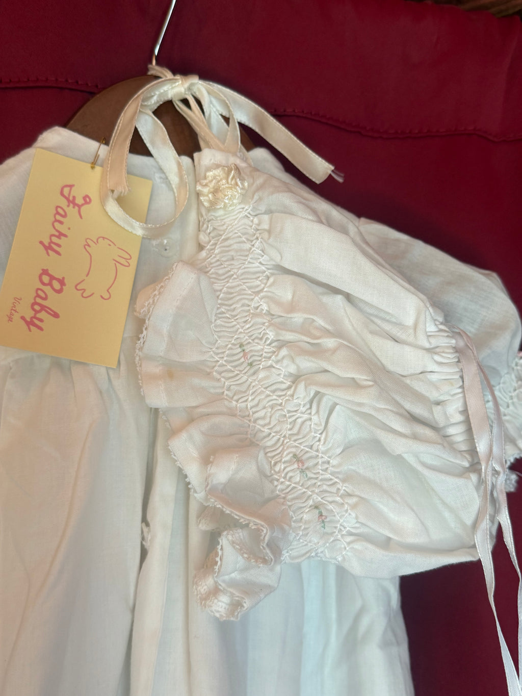 Victorian-Inspired Rosebud Keepsake Christening Set
