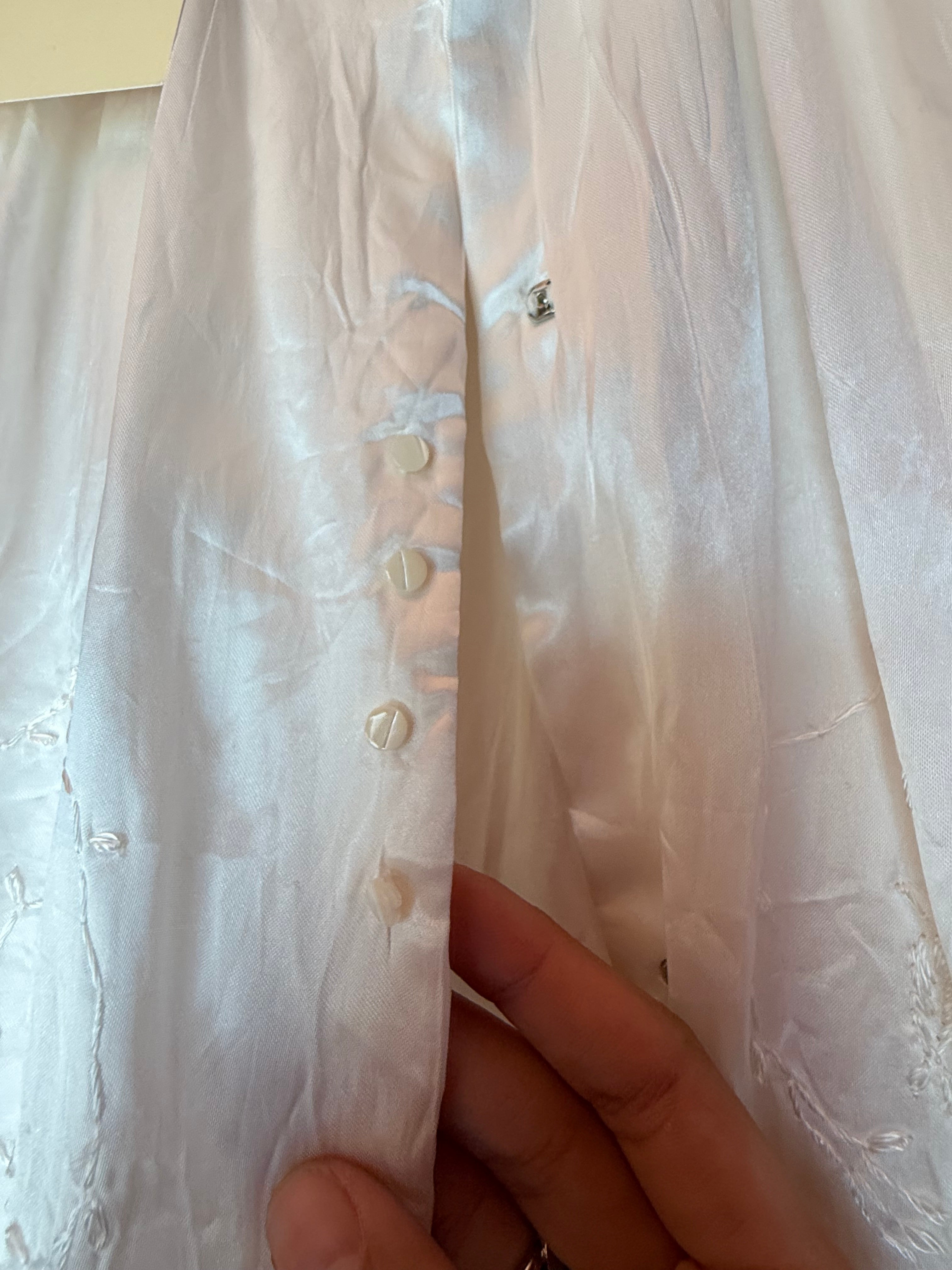 3 Piece 1940s Silk Baptism Gown