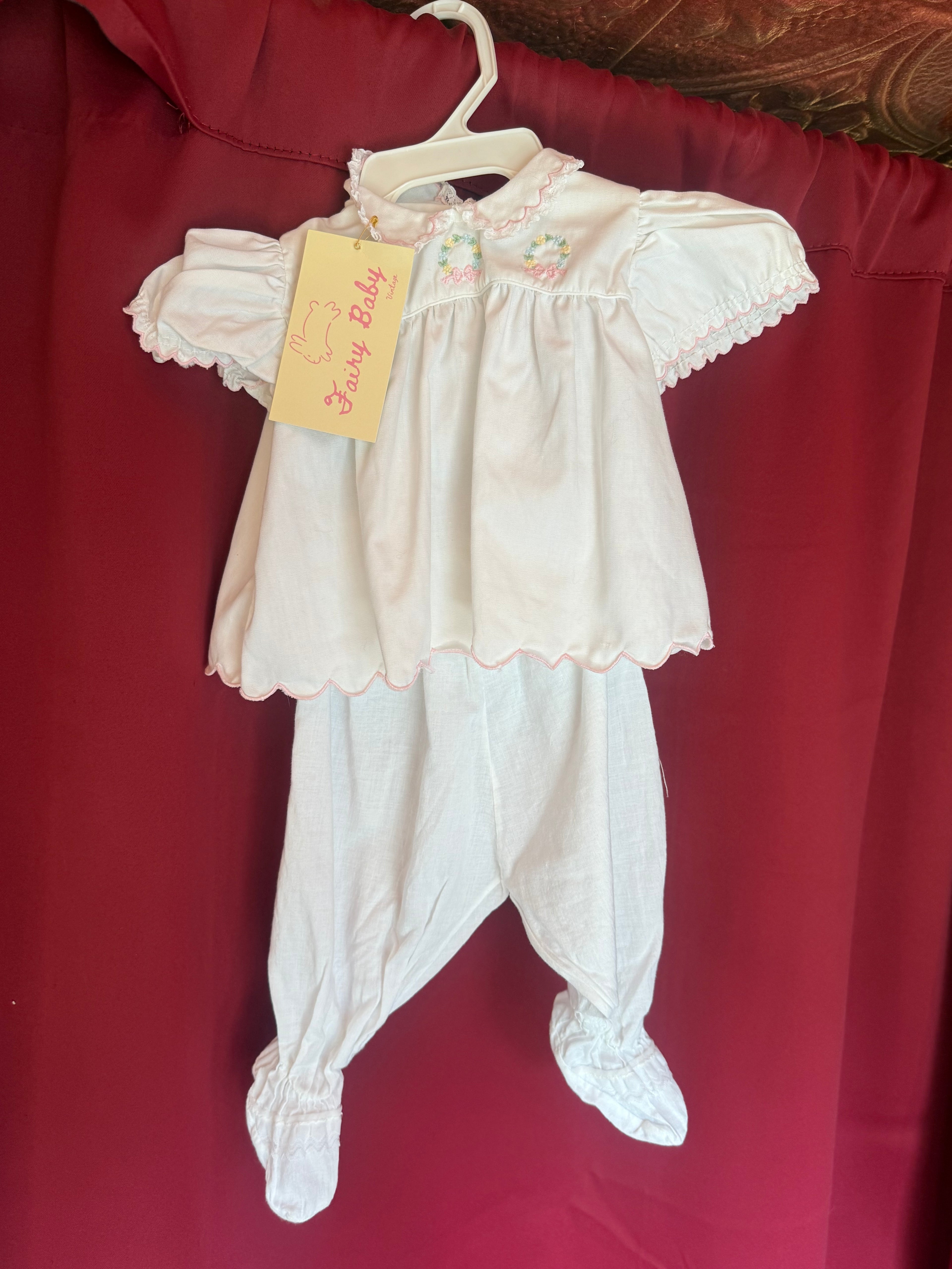 1970s Terry Tots Original Two-Piece Baby Set
