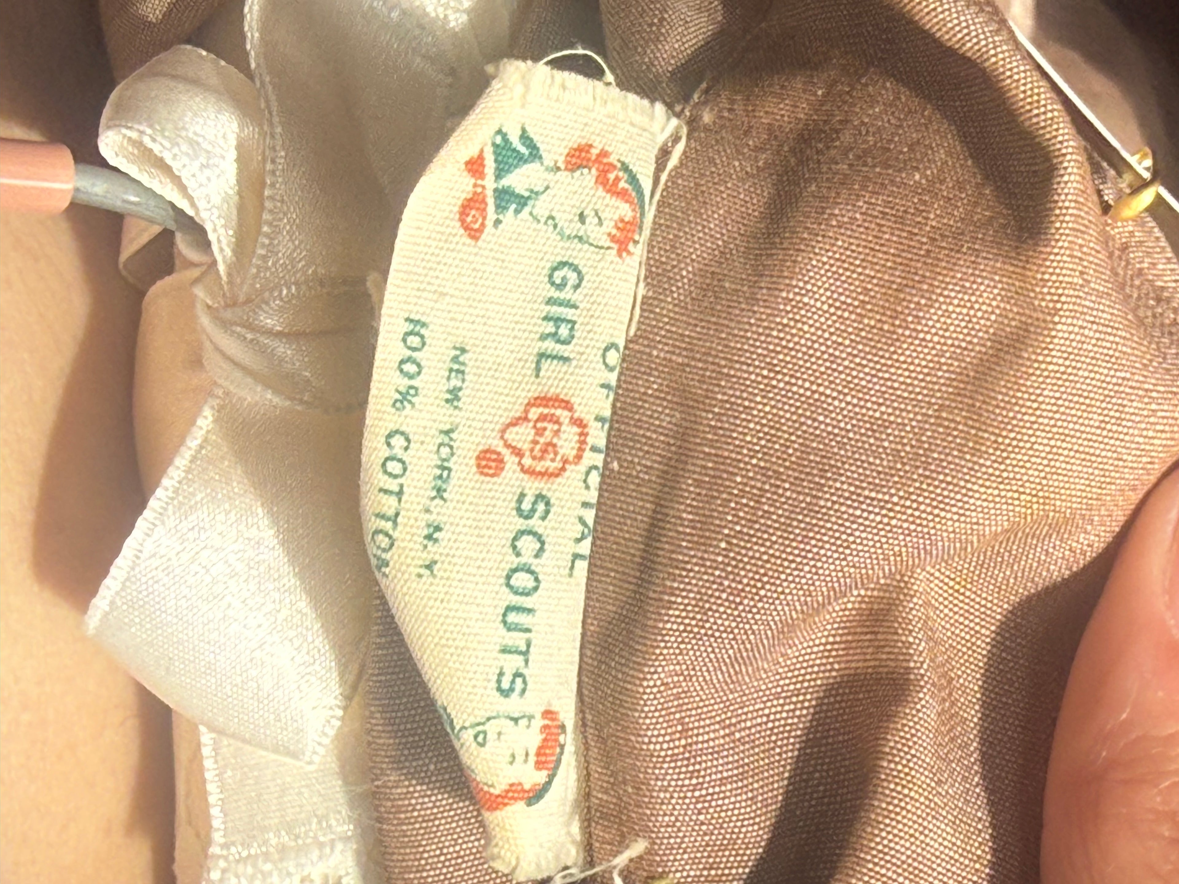 1950s Official Girl Scouts USA Uniform Dress