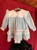 1980s Bluebell Garden Gunne Sax Baby Dress