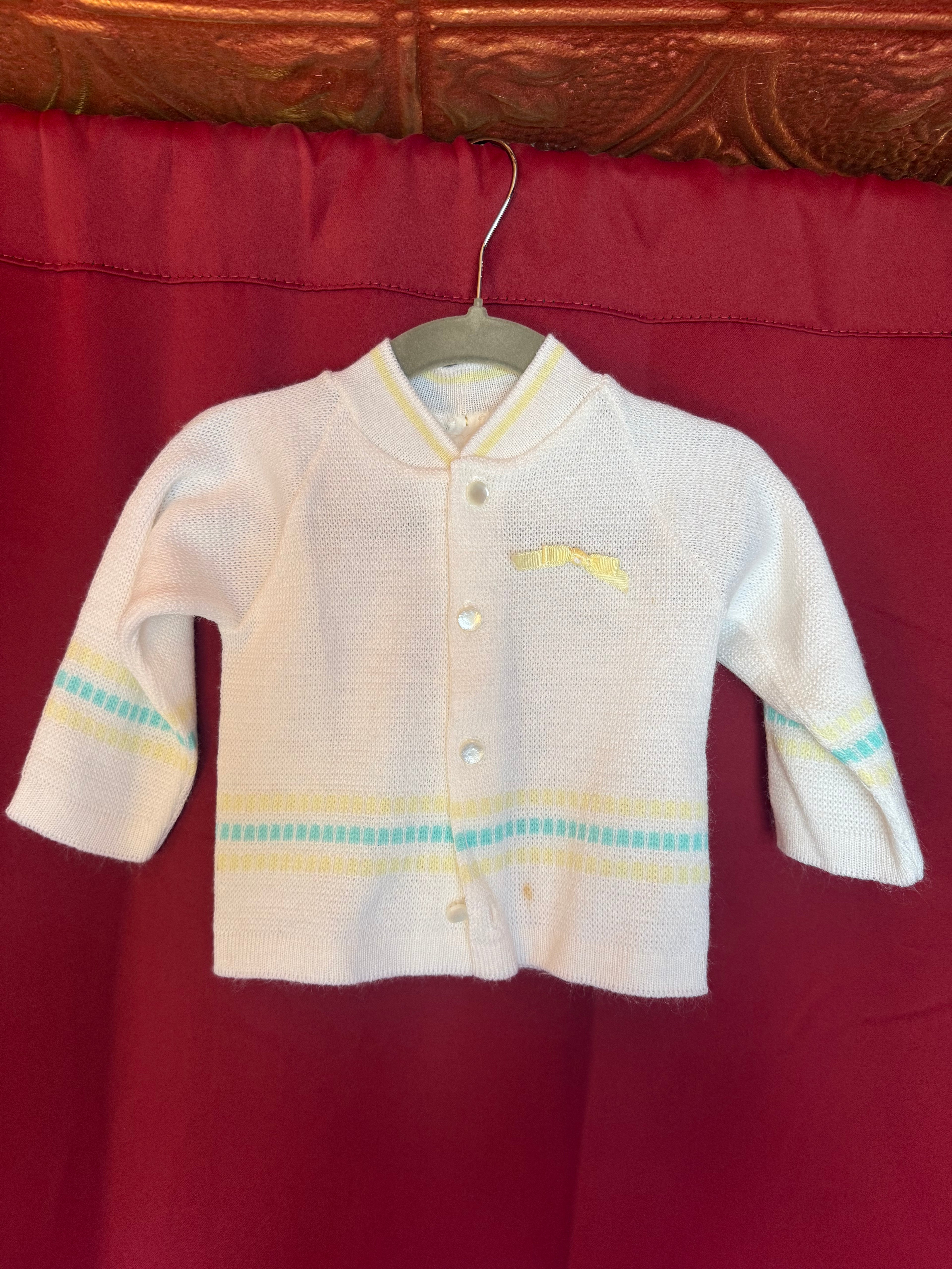 Pastel Spring Morning Knit Baby Set
