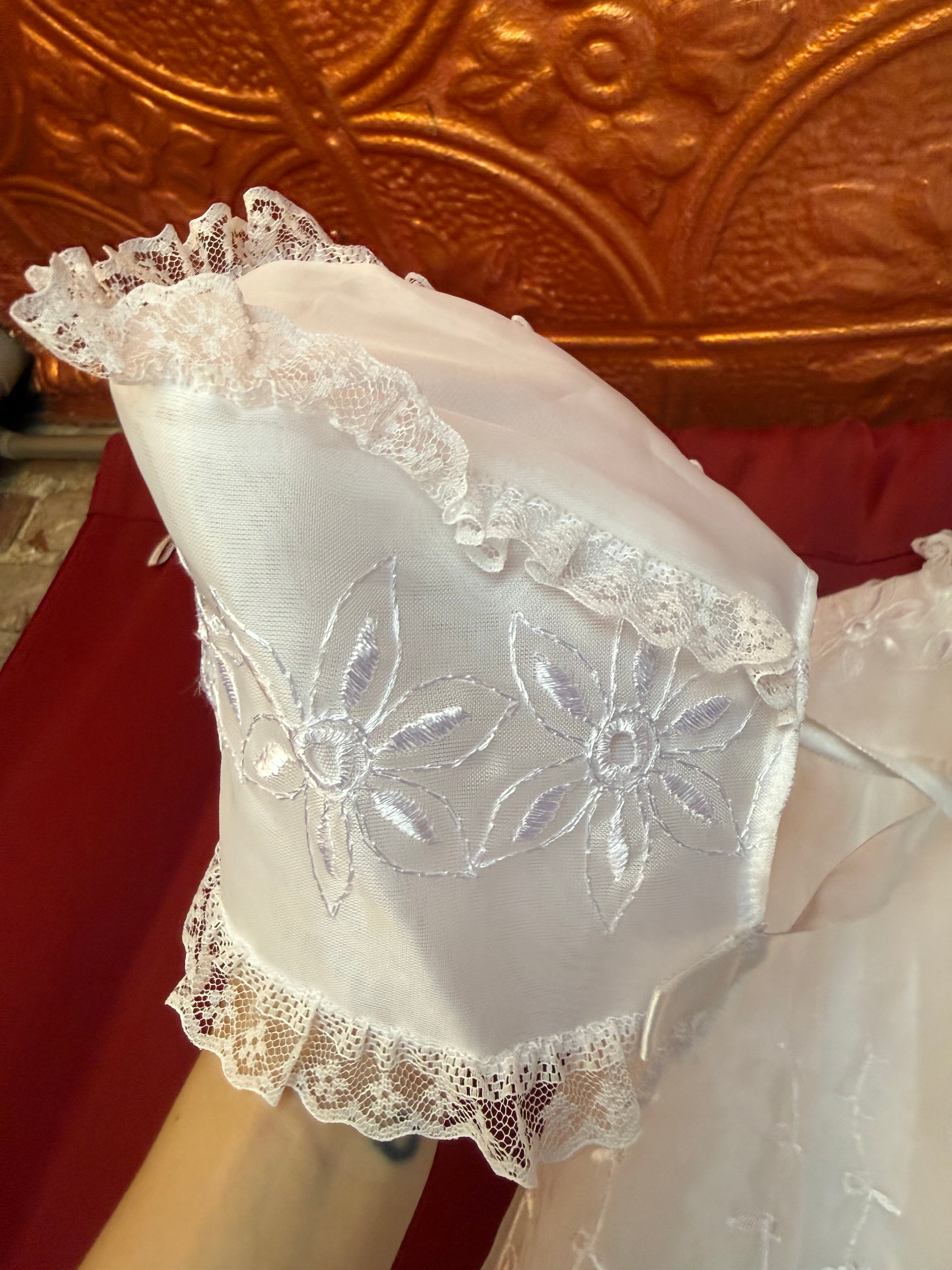 Vintage Four-Piece Baby Christening Gown Set