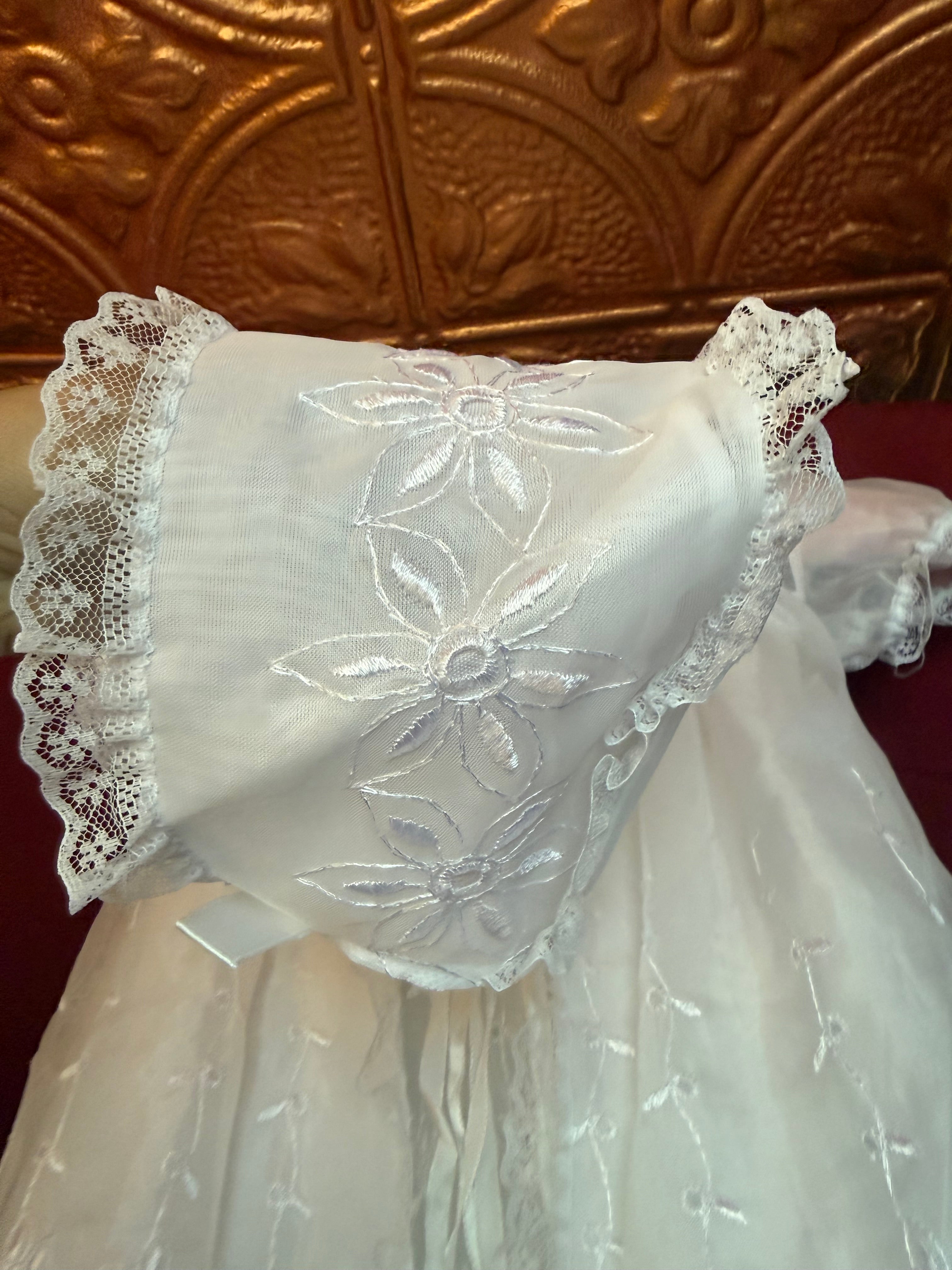 Vintage Four-Piece Baby Christening Gown Set