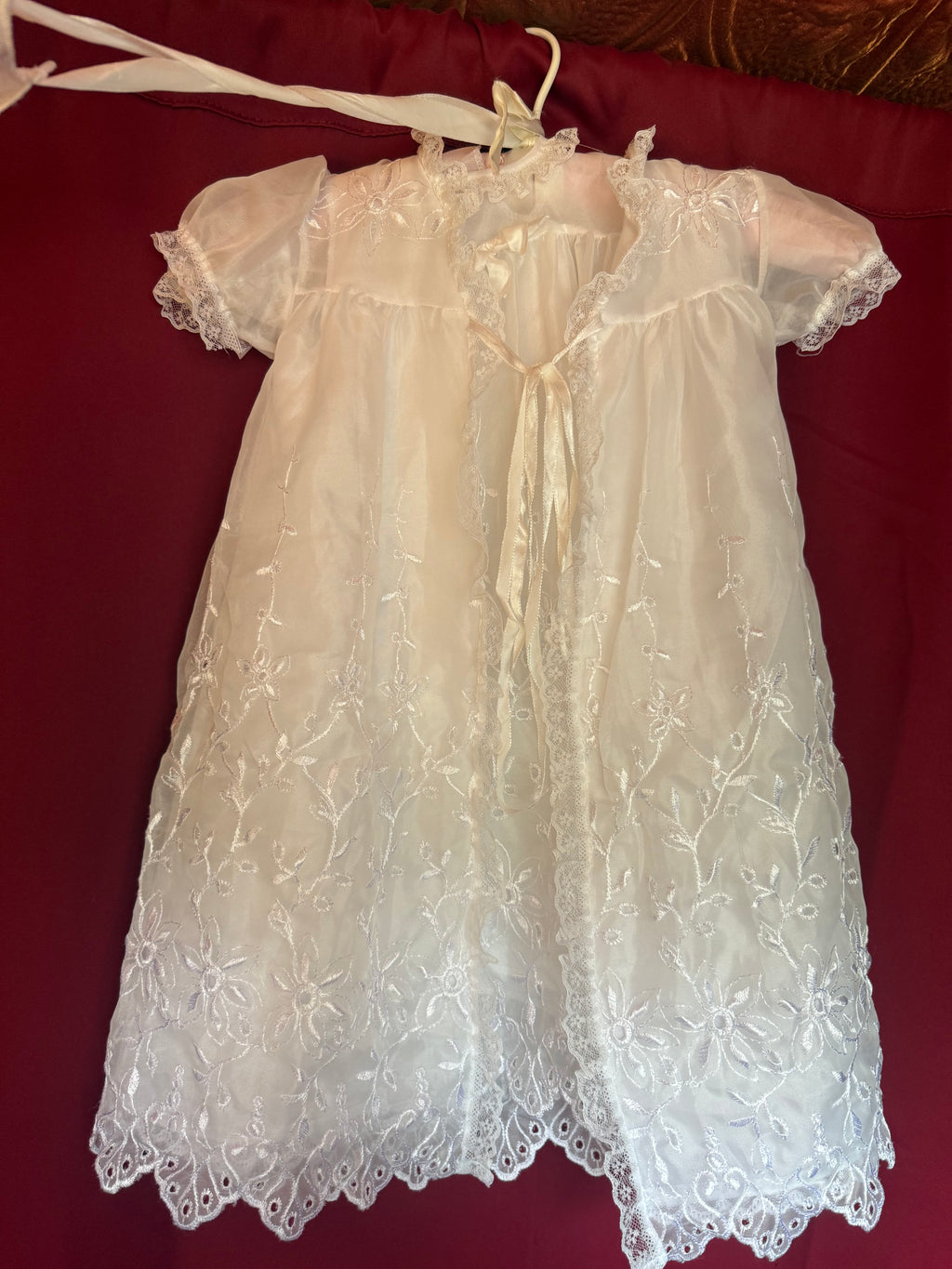Vintage Four-Piece Baby Christening Gown Set