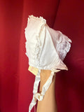 Victorian Snowdrop Lace Baby Bonnet
