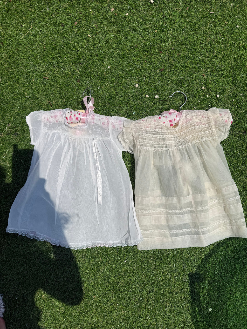 Vintage Sheer Baby Dress Bundle