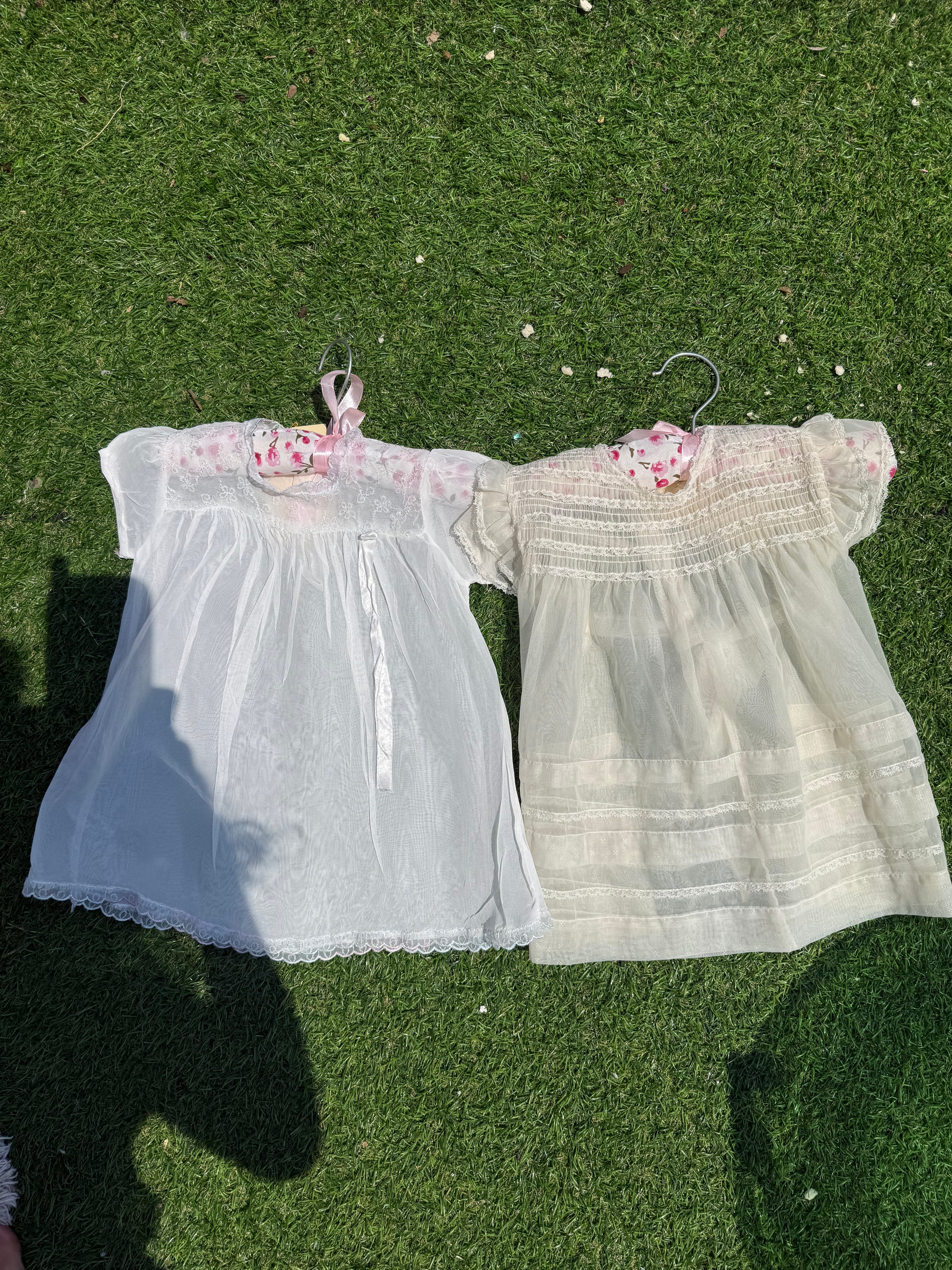 Vintage Sheer Baby Dress Bundle