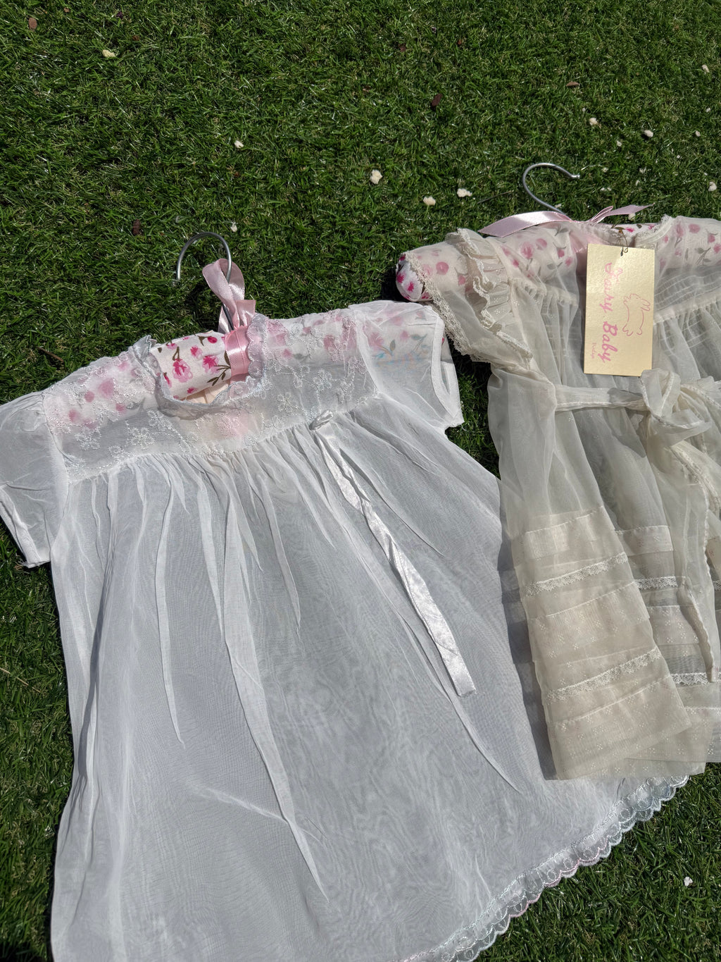 Vintage Sheer Baby Dress Bundle