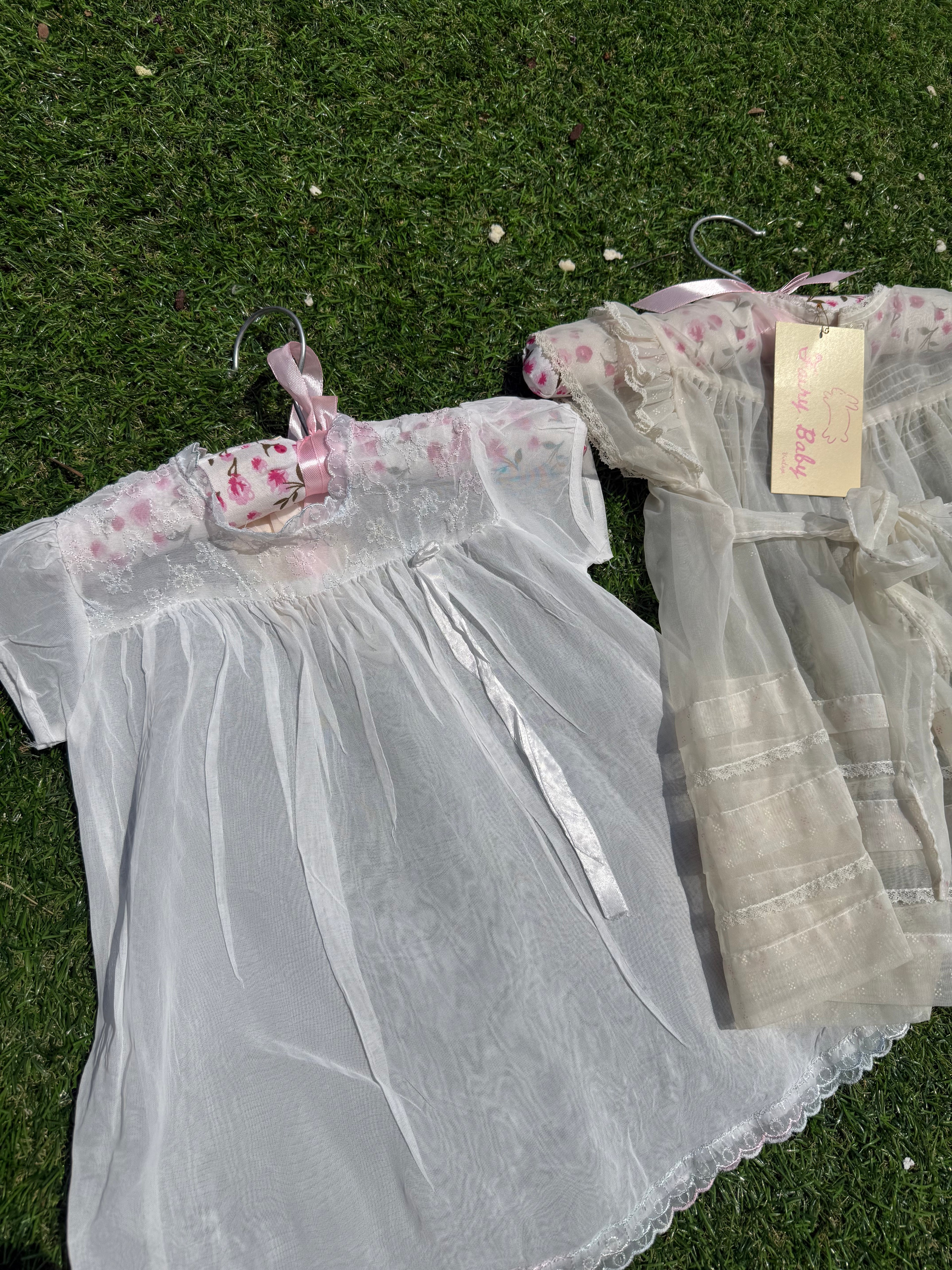 Vintage Sheer Baby Dress Bundle