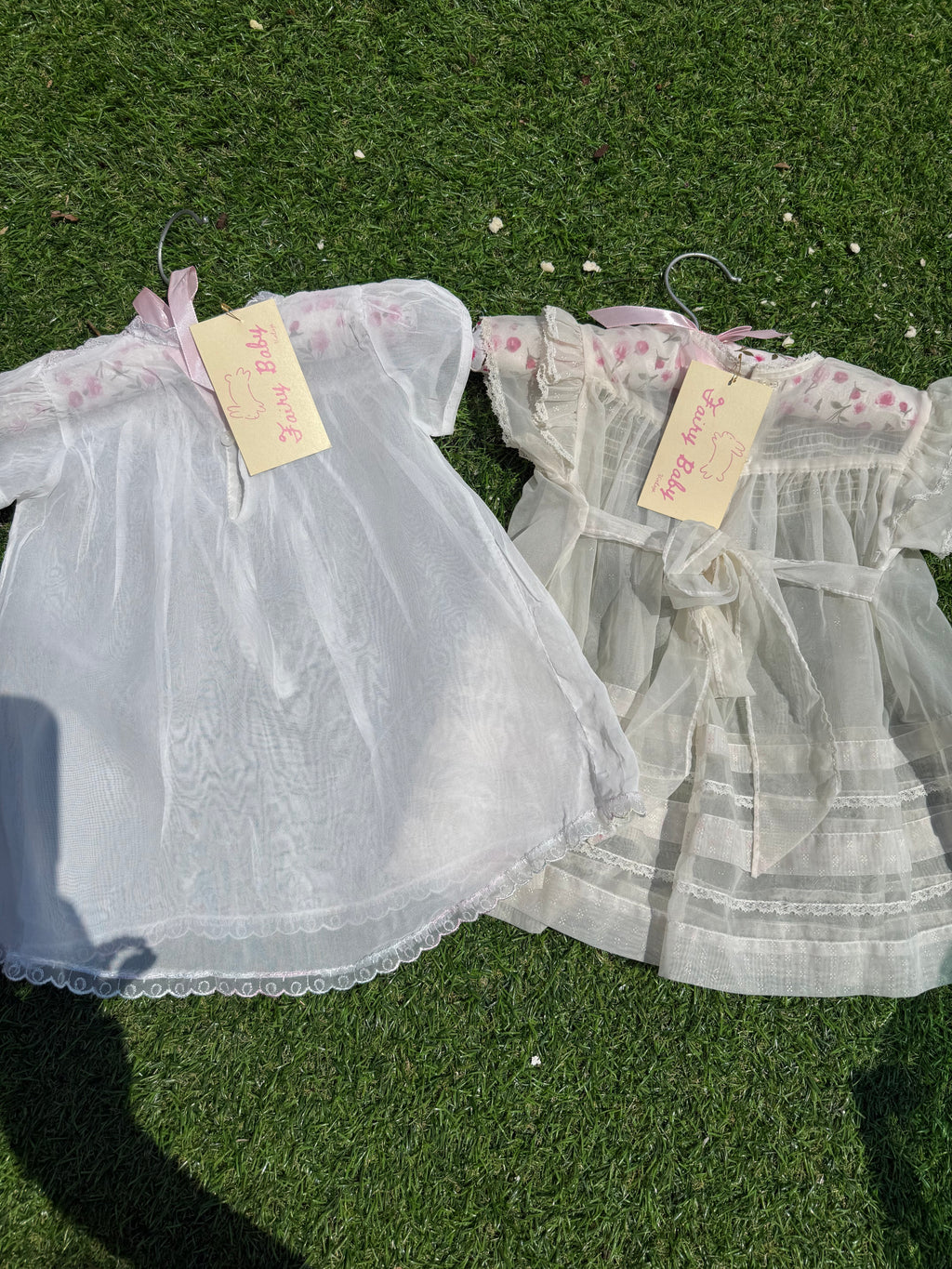 Vintage Sheer Baby Dress Bundle