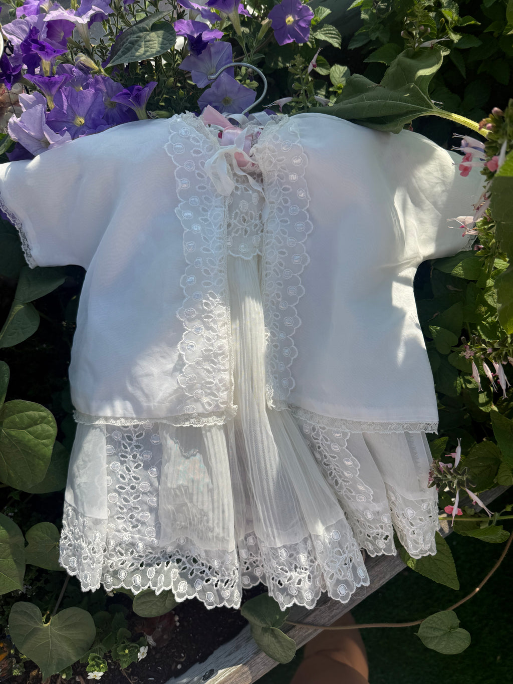 Victorian Baby Christening Set | Antique 3-Piece Gown & Bonnet
