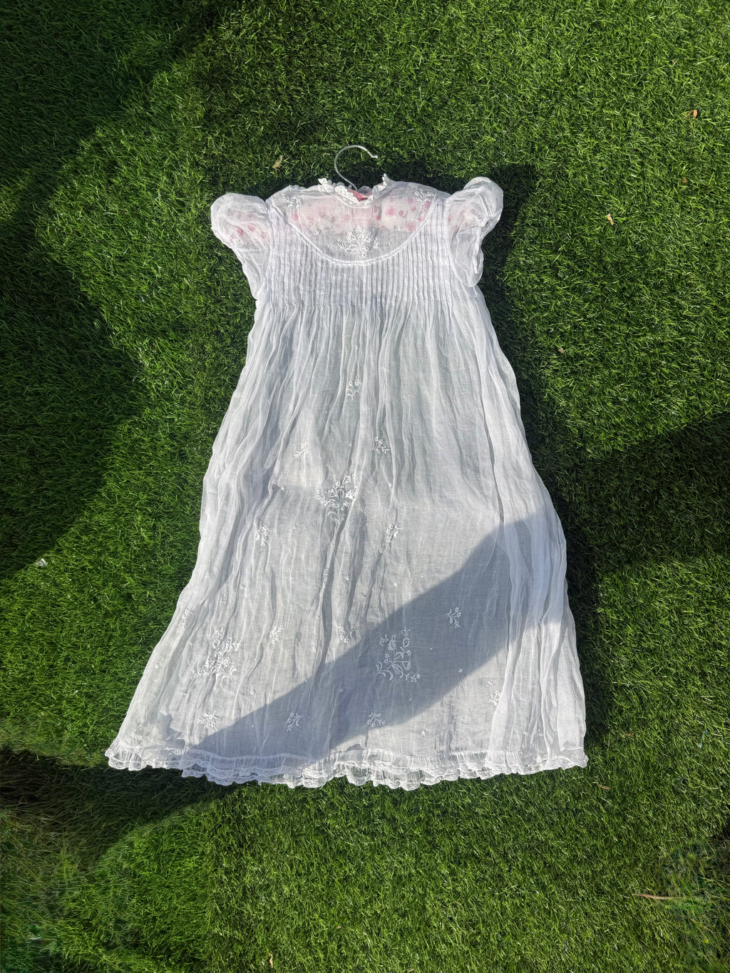 Victorian Whisper Garden Baby Dress