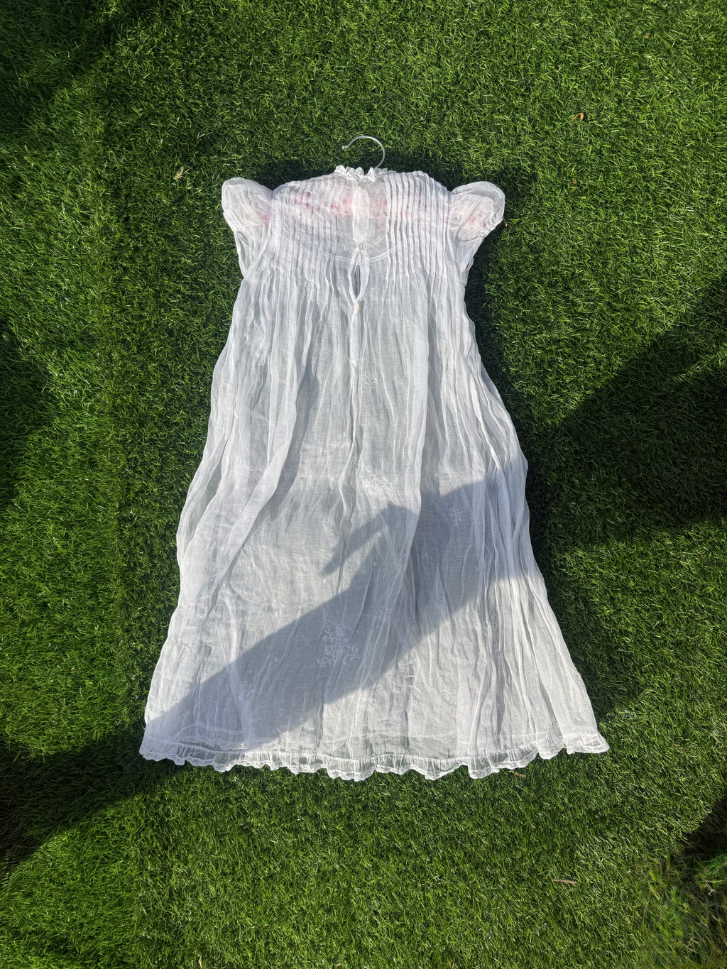 Victorian Whisper Garden Baby Dress