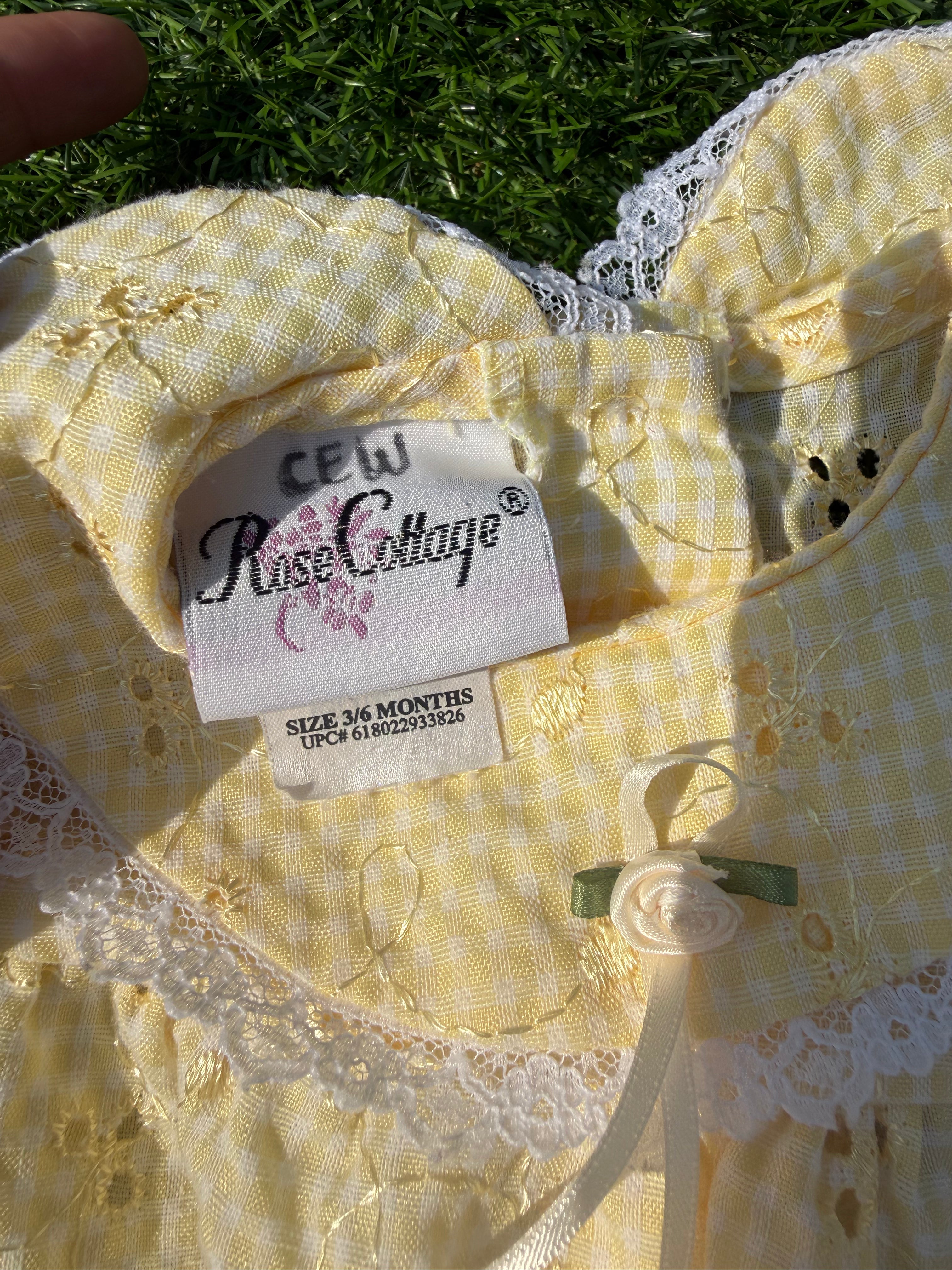 Sunshine Meadow Baby Romper