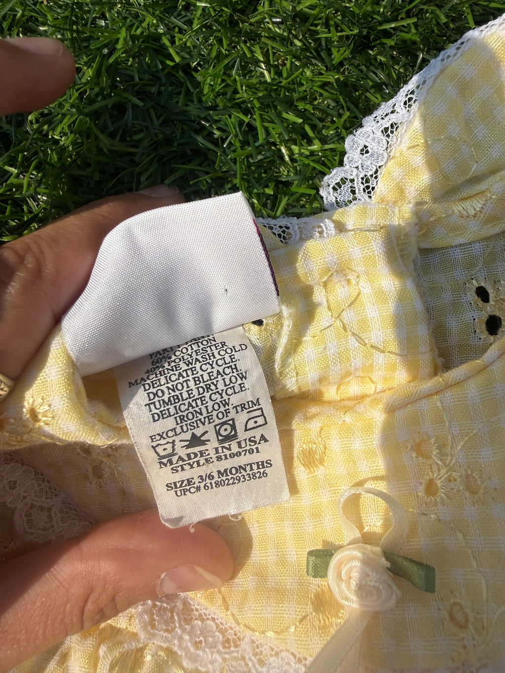 Sunshine Meadow Baby Romper