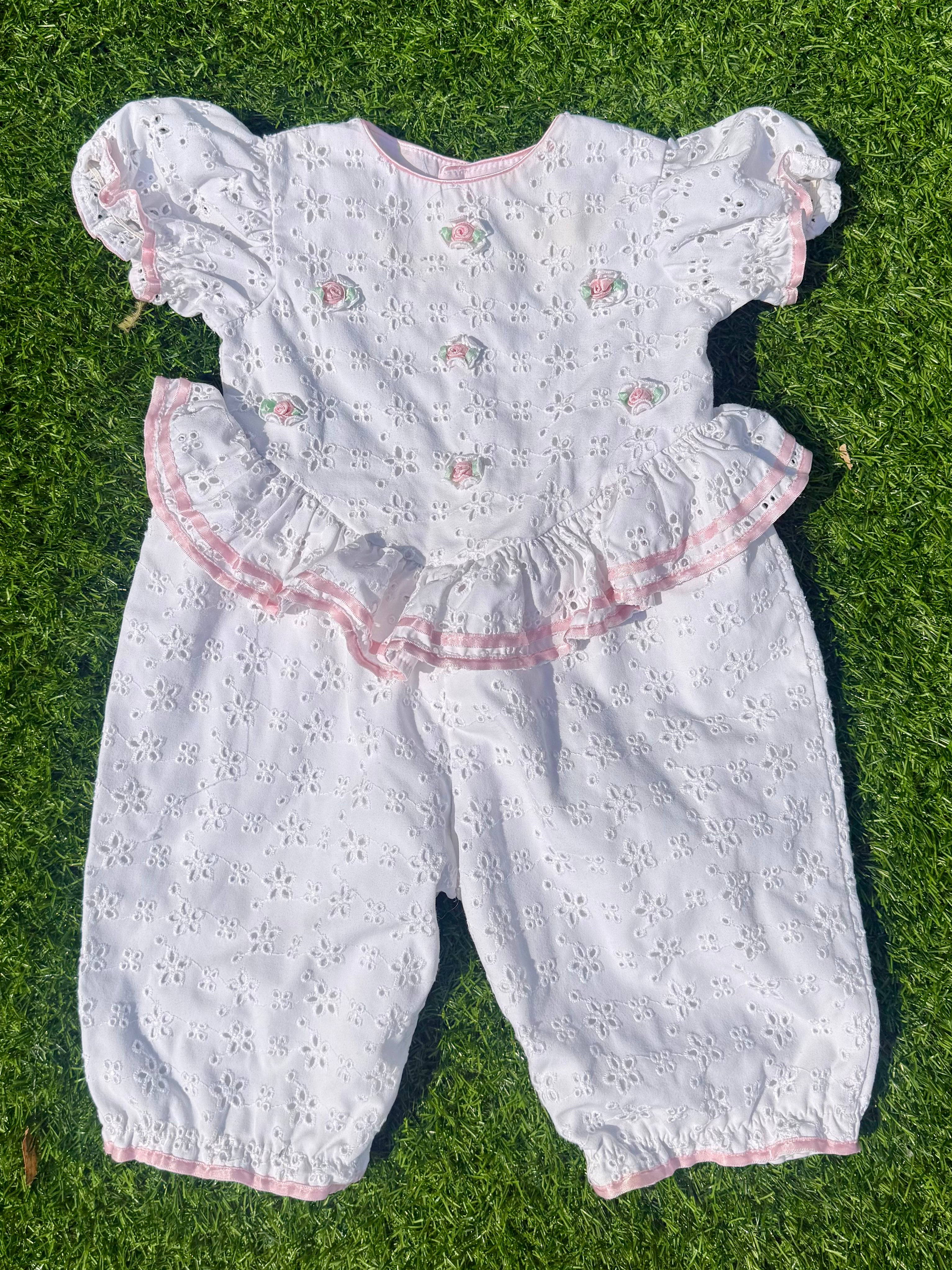 Rosebud Garden Baby Outfit