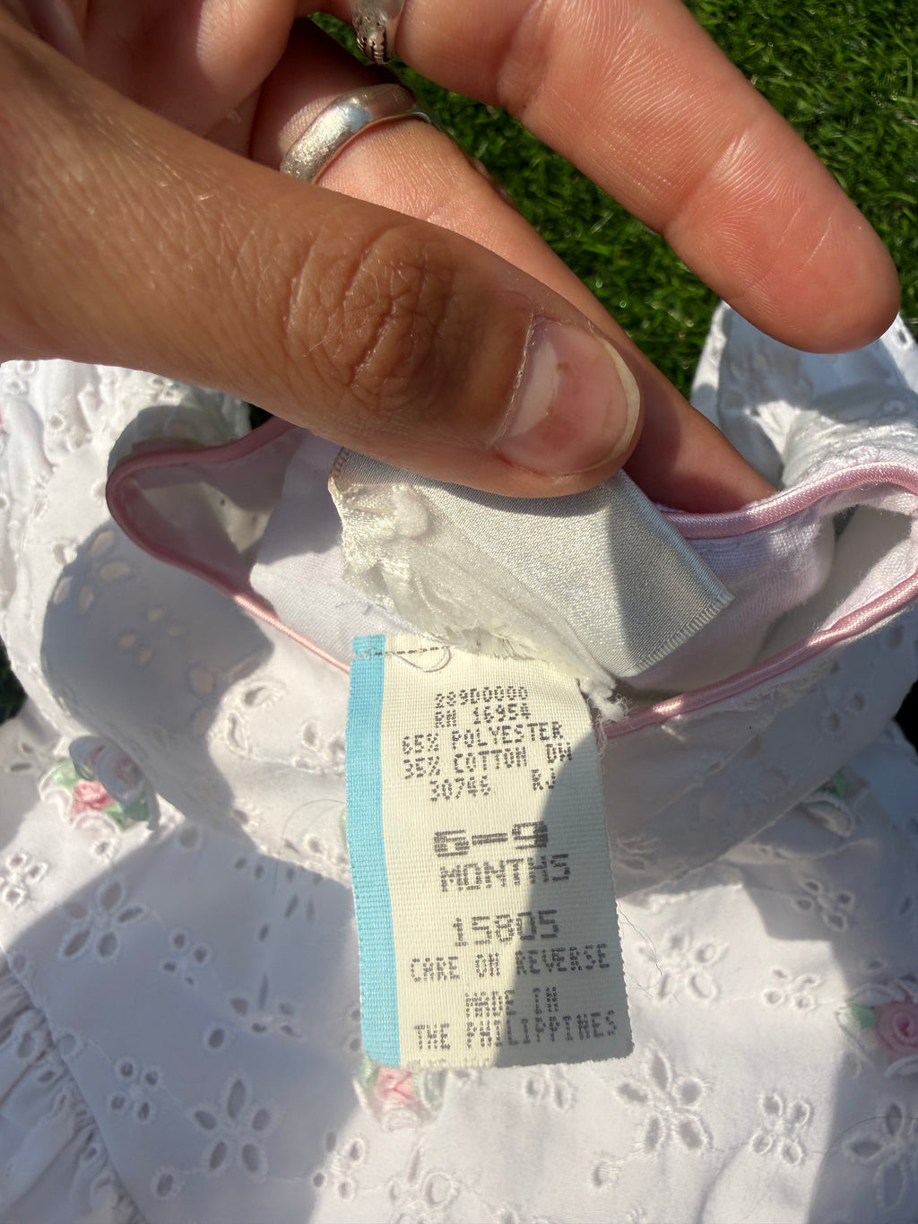 Rosebud Garden Baby Outfit