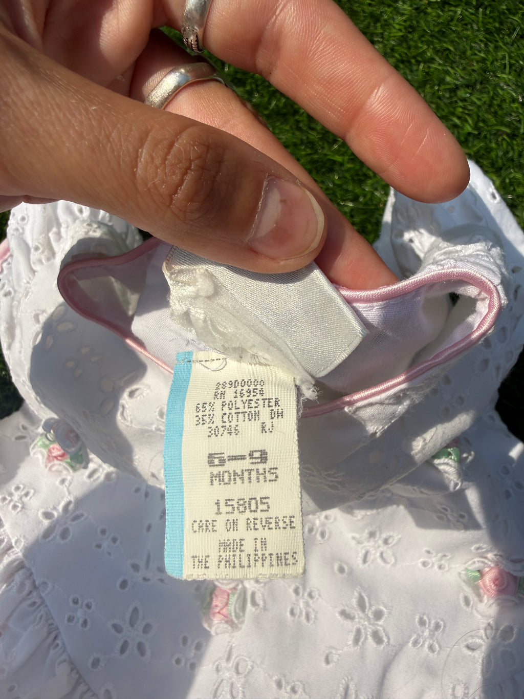 Rosebud Garden Baby Outfit