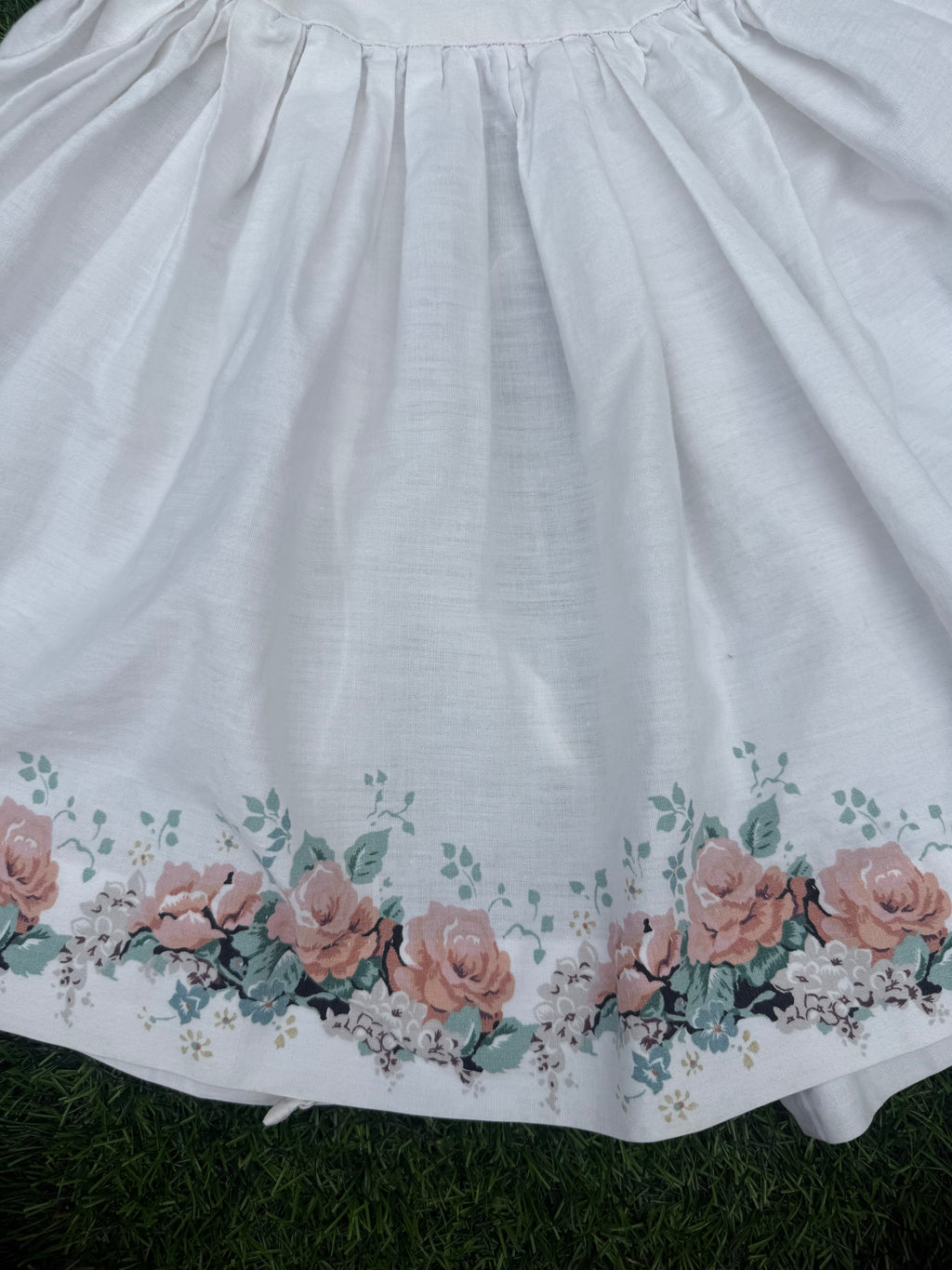 Cottage Rose Vintage Baby Apron