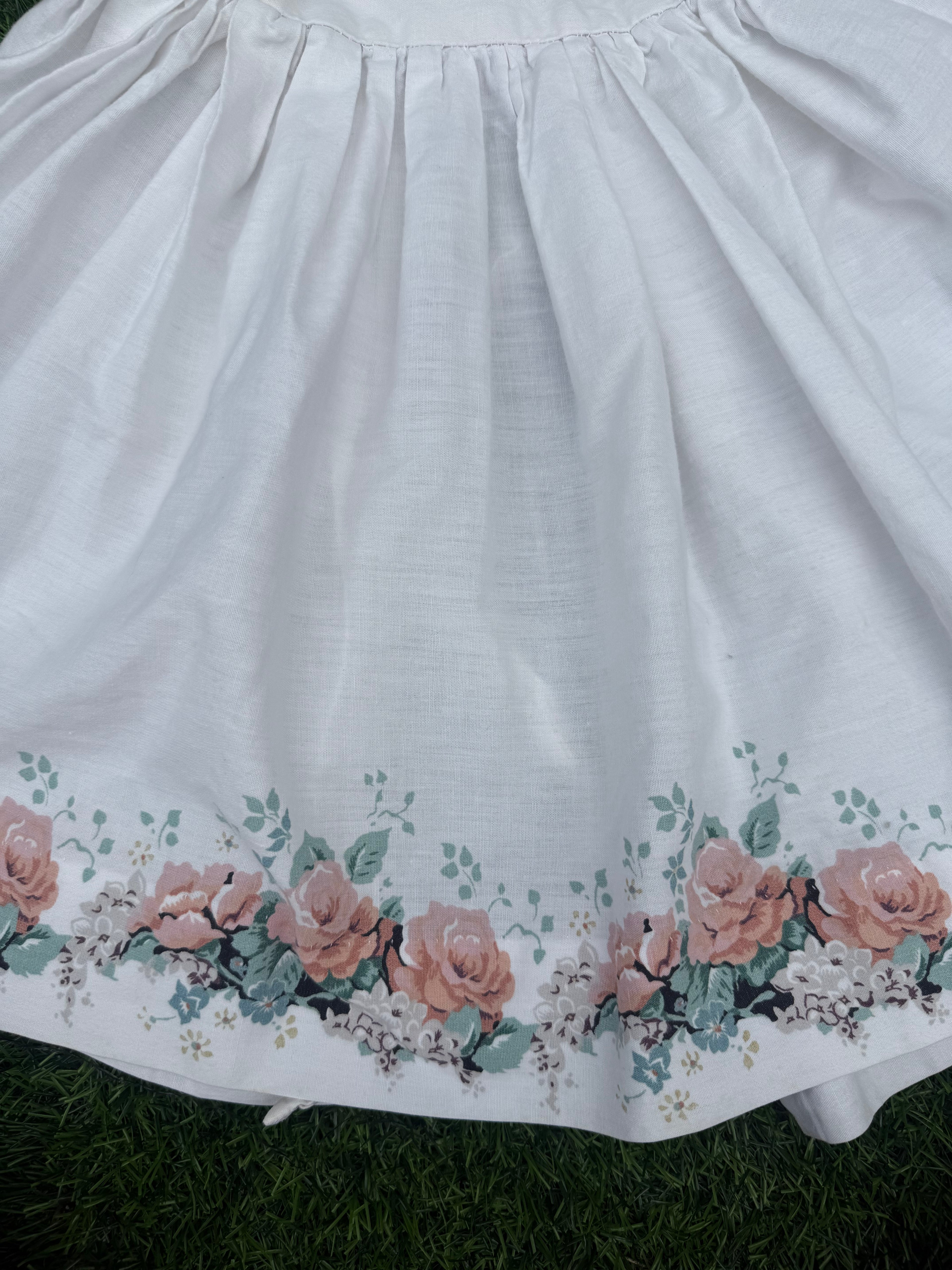 Cottage Rose Vintage Baby Apron
