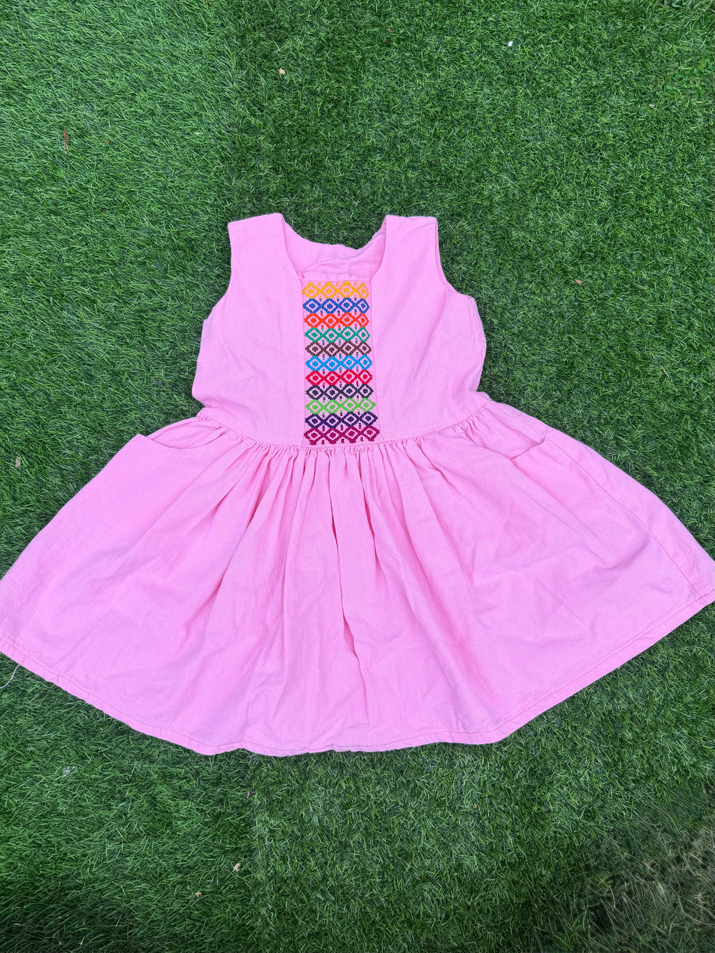 Handmade Fiesta Folk Baby Dress