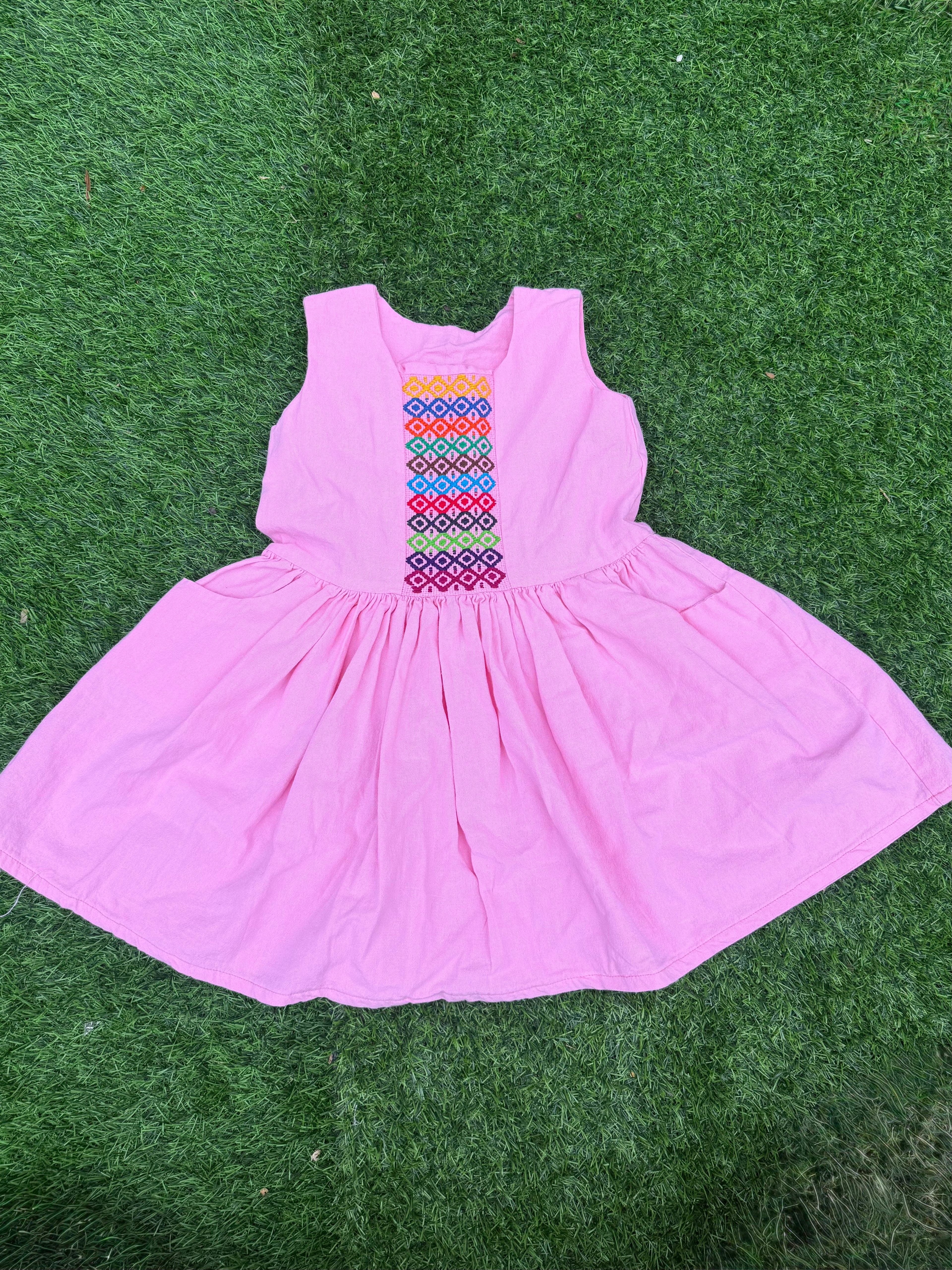 Handmade Fiesta Folk Baby Dress