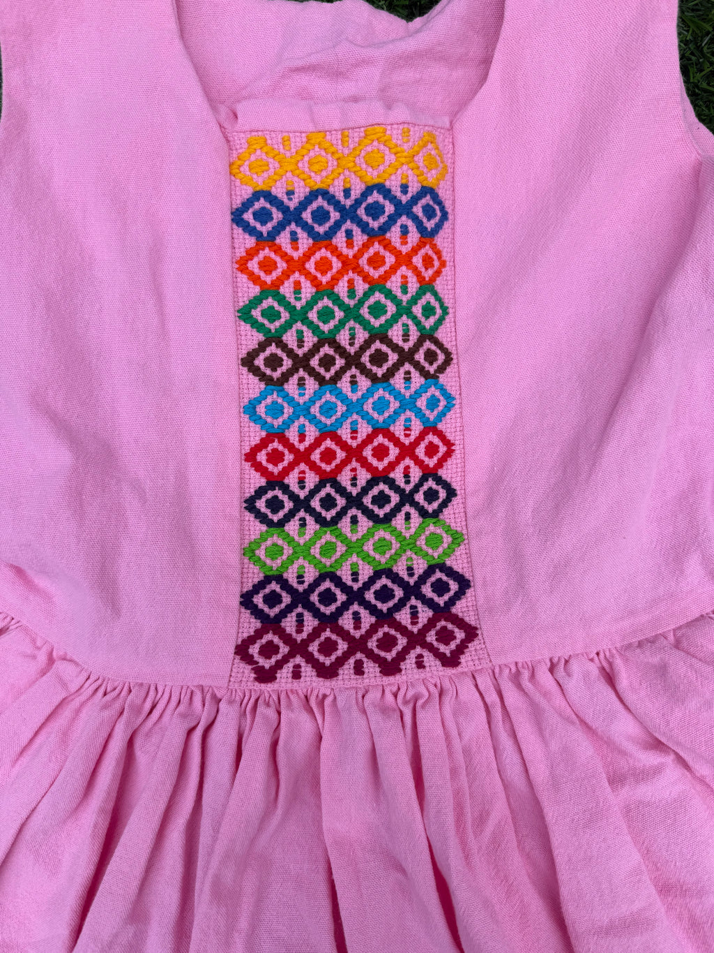 Handmade Fiesta Folk Baby Dress