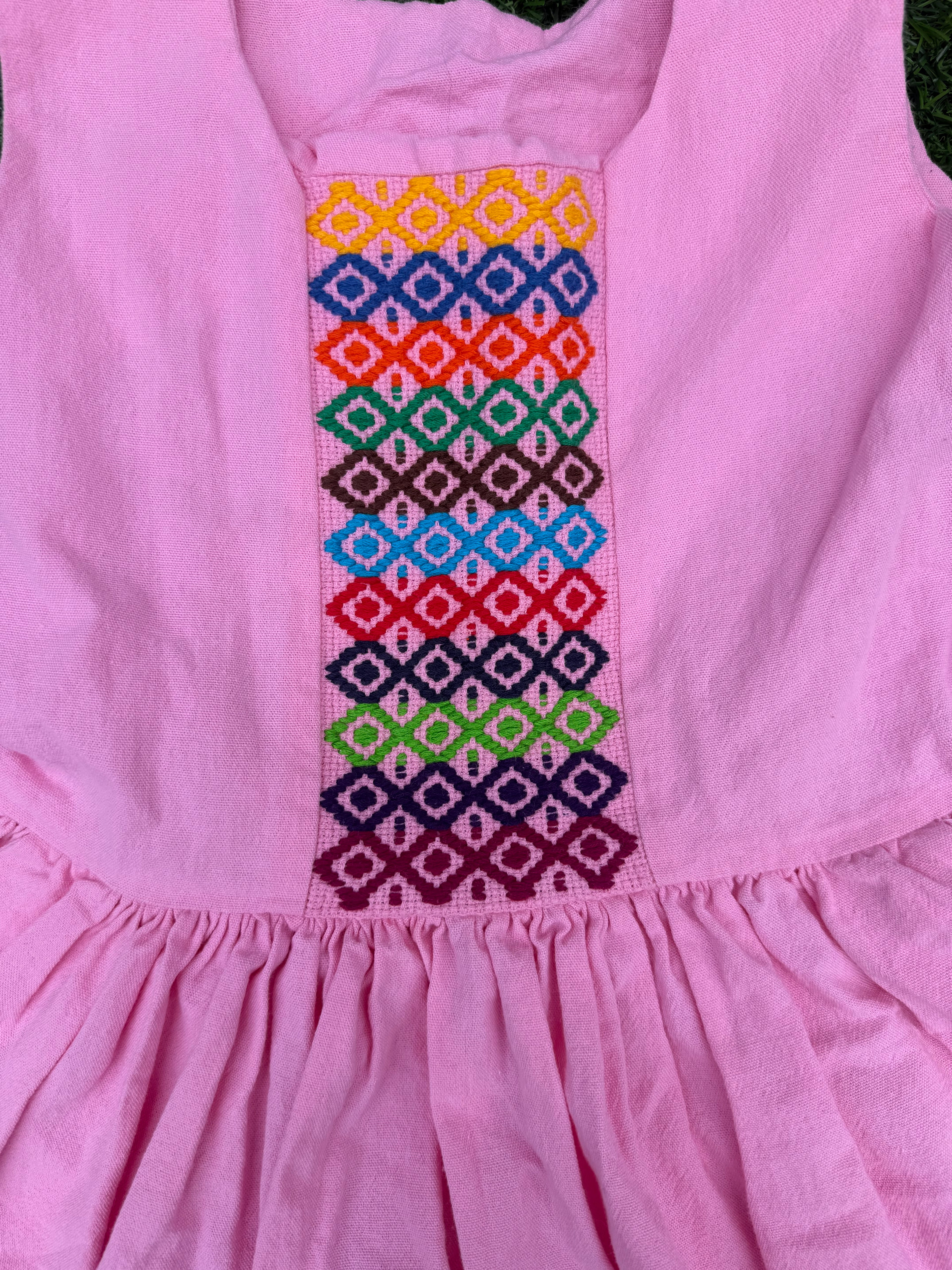 Handmade Fiesta Folk Baby Dress