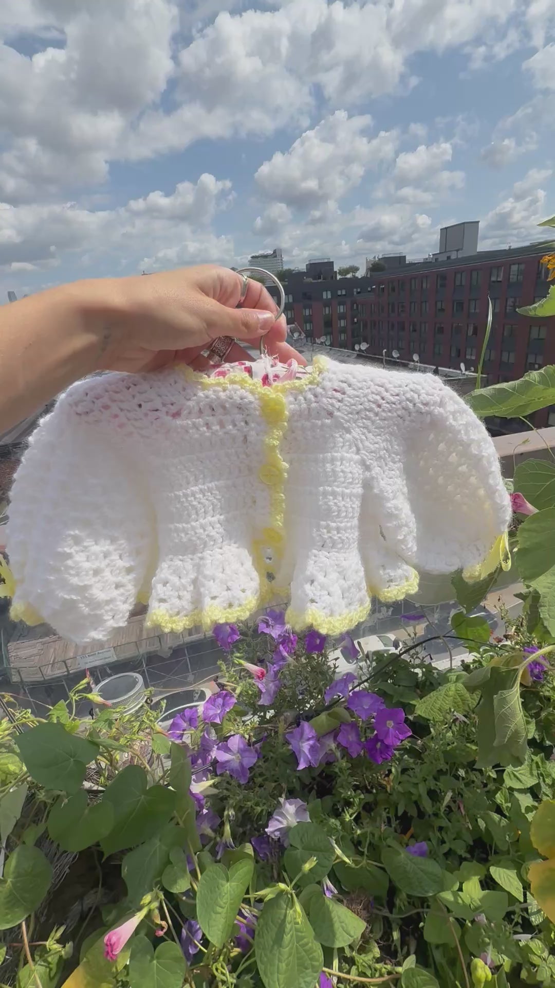 Tender Loving Care Baby Sweater 🌼🤍